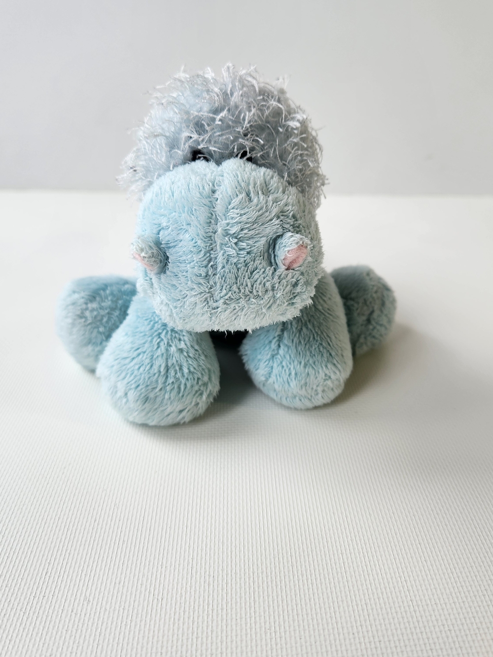 Webkinz Lil'kinz Blue Hippo Retired No Code HS009 Plush Toy Stuffed Animal Ganz